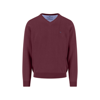 Maroon sweater on a white background