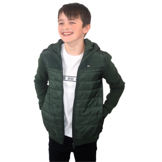 Diesel Boys Hooded Zipper "Granger" | Green