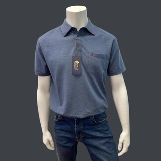 Gabicci Cotton Mix Textured Polo
