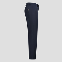 Load image into Gallery viewer, Product image of the side version of navy Dina2 gardeur trouser
