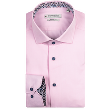 Load image into Gallery viewer, Giordano Long Sleeve Shirt | White / Pink / Blue
