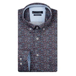 Giordano Regular Fit Pebble Print L/S Shirt