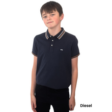 Load image into Gallery viewer, Diesel Polo Shirt &quot;Hart&quot; | White / Navy
