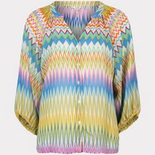 Load image into Gallery viewer, esqualo raglan blouse in multicolour print
