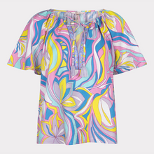 Load image into Gallery viewer, esqualo raglan blouse in print colour 
