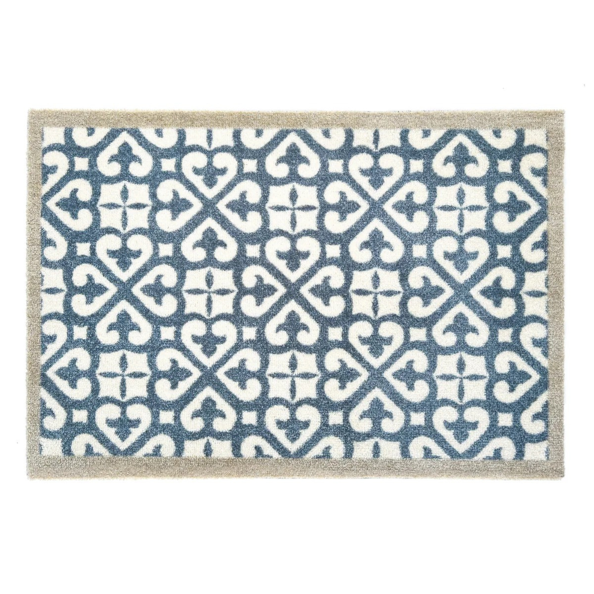 My Mat Harlequin Tile Blue Rug