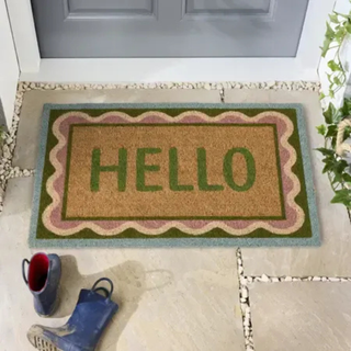 Hello Scallop Mat