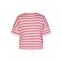 Load image into Gallery viewer, Rear outline of t-shirt on white background 

