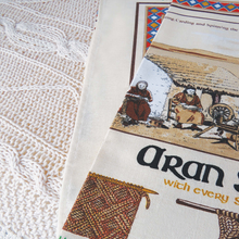 Load image into Gallery viewer, Aran Stitches Cotton Tea Towel
