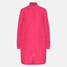 Load image into Gallery viewer, Ilse Jacobsen Art06 Quilted Coat | Magenta
