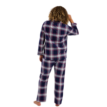 Load image into Gallery viewer, Indigo Sky Check Print Pyjama Set
