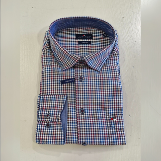 Jupiter Regular Fit Small Check L/S Shirt