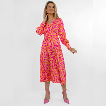 Load image into Gallery viewer, Kate &amp; Pippa Birkin Dress | Pink &amp; Orange

