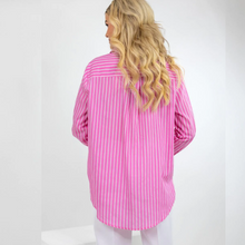 Load image into Gallery viewer, Kate &amp; Pippa Stripe Oxford Shirt | Pink
