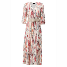 Load image into Gallery viewer, Crossover Belted Maxi Dress | Multicolour
