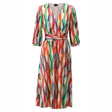 Load image into Gallery viewer, Crossover Midi Dress | Multicolour
