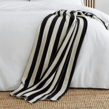 Load image into Gallery viewer, Knitted Striped Throw | 150cm x 180cm
