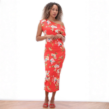 Load image into Gallery viewer, woman in off shoulder Dress
