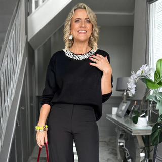 Kate and Pippa Annabelle Top | Black