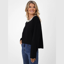 Load image into Gallery viewer, Kate and Pippa Annabelle Top | Black
