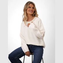 Load image into Gallery viewer, Kate and Pippa Annabelle Top | White
