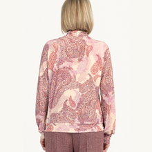 Load image into Gallery viewer, Paisley Pint top on model  - Rear view 
