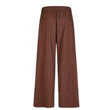 Load image into Gallery viewer, Brown wide-leg pants on a white background
