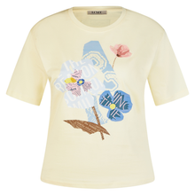 Load image into Gallery viewer, Lemon T-Shirt with Flower Applique by LCMT
