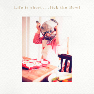 Life Is Short- Lick The Bowl | Susan O'Hanlon Card