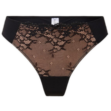 Load image into Gallery viewer, Lingadore Daily Thong | Black Taupe
