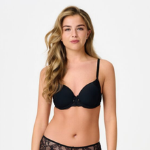 Load image into Gallery viewer, LingaDore Black Molded T-Shirt Bra
