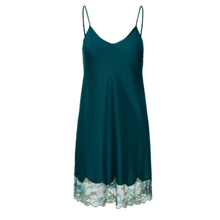 Load image into Gallery viewer, LingaDore Green Lace Floral Chemise
