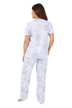 Load image into Gallery viewer, Marlon Geo Print Cotton Pyjamas | Blue
