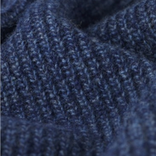 Load image into Gallery viewer, Close-up of blue textured fabric
