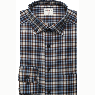 Marvelis Modern Fit Non-Iron Check Shirt