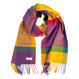 McNutt of Donegal Lambswool Scarf Full Bloom