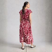 Load image into Gallery viewer, Rear or dress on lady on grey background 
