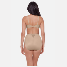 Load image into Gallery viewer, Beige bikini set worn by a model on a white background
