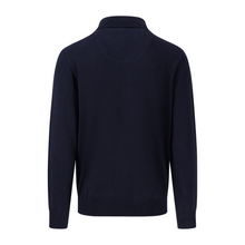 Load image into Gallery viewer, Product shot of the Navy Polo Neck from Fynch Hatton
