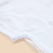 Load image into Gallery viewer, Nelly Notch Neck Embroidered Tee | White
