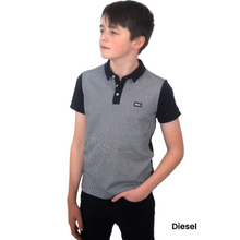 Load image into Gallery viewer, Diesel Boys Polo Top &quot;Norton&quot; | Navy

