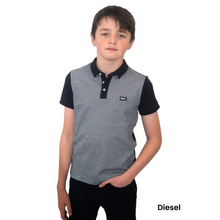 Load image into Gallery viewer, Diesel Boys Polo Top &quot;Norton&quot; | Navy
