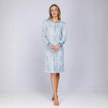 Load image into Gallery viewer, Pastunette Long Sleeve Paisley Print Nightdress
