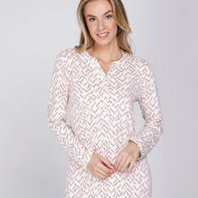 Load image into Gallery viewer, printed nightdress on model 
