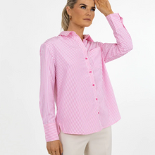 Load image into Gallery viewer, Kate &amp; Pippa Oxford Stripe Shirt | Blue / Pink
