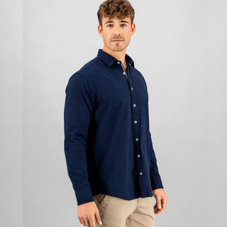 Fynch Hatton Oxford Shirt | Navy