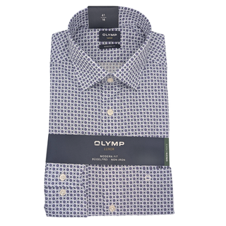 Olymp Modern Fit Non-Iron Printed L/S Shirt