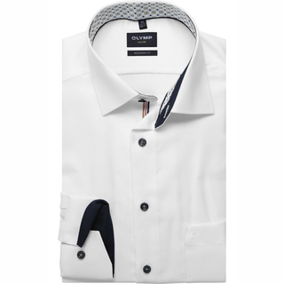 Olymp Modern Fit Non-Iron L/S Shirt White