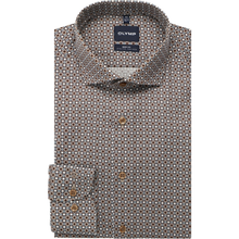 Load image into Gallery viewer, Olymp Body Fit Geometric Print L/S Shirt
