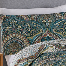 Load image into Gallery viewer, Palais Teal Duvet Set
